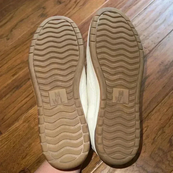 Madewell Court Sneakers in White Leather Size 10 - Picture 9 of 10